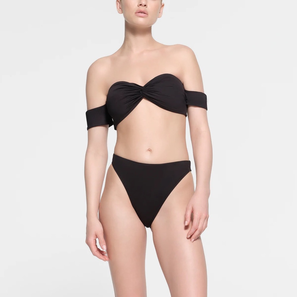 Skims black bikini set - M- brand new with tags